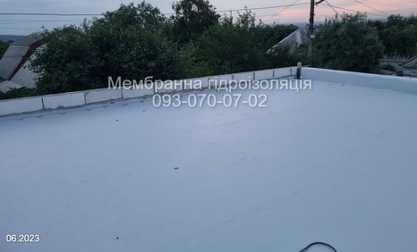 Плоский дах,мембрана ПВХ  - фотография