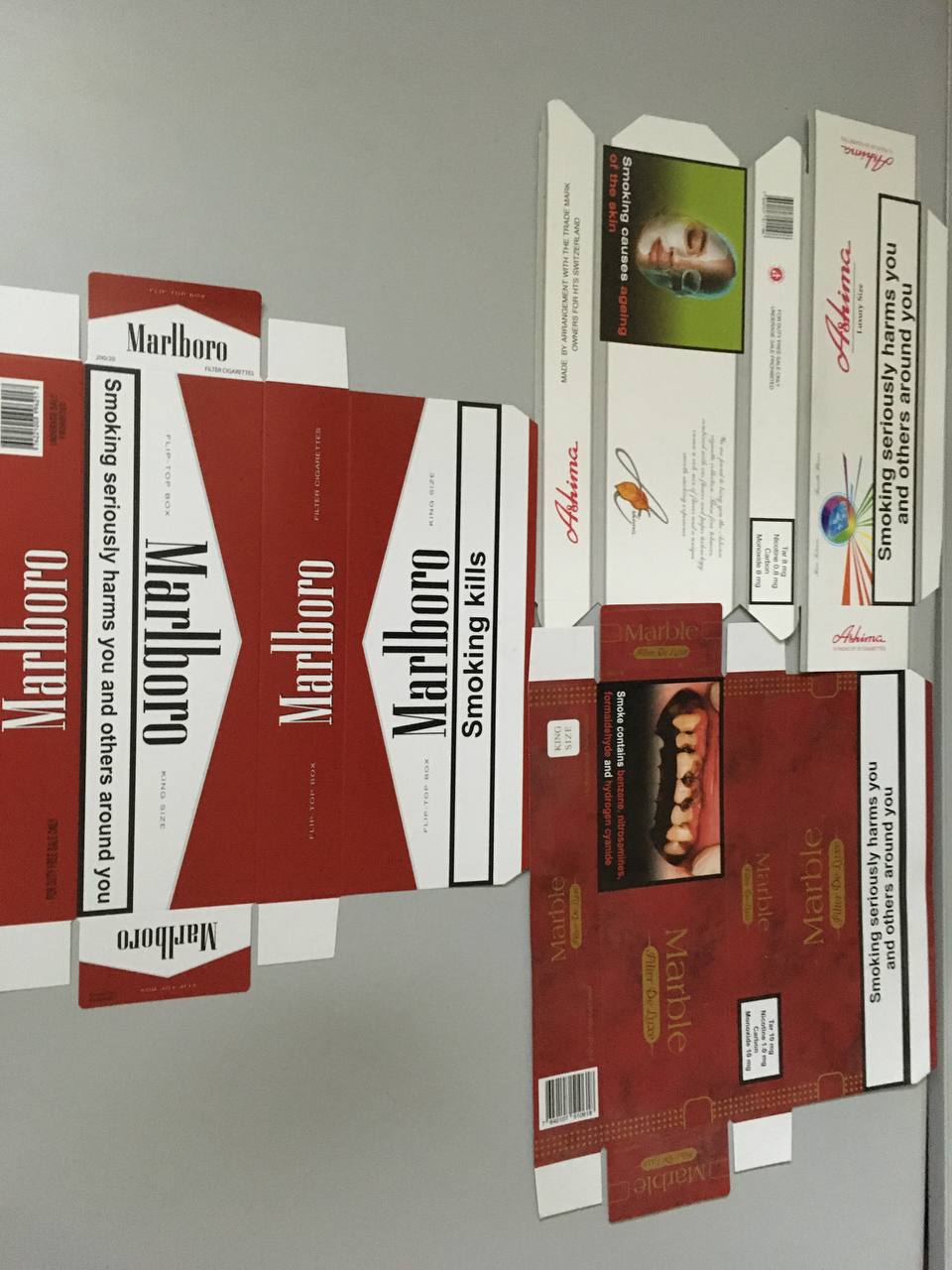 Производство сигаретной картонной упаковки любых брэндов - фотография