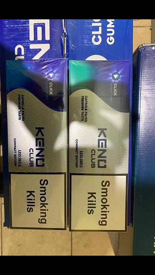Продам сигареты KENO nano (черника, яблоко-мята, жвачка) - фотография