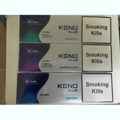 Продам сигареты KENO (жвачка, черника, яблоко-мята) - фотография