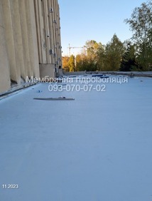 Покрівля дахів ПВХ мембраною  - фотография